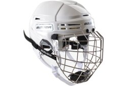BAUER Helm mit Gitter RE-AKT 75 - weiß