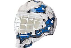 BAUER NME Street Torwart Maske - Yth -Brickwall Blue