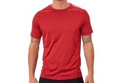 BAUER Team Tech Tee Vapor - rot - Yth.