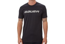 BAUER SS Crew Tee W/Graphic - schwarz - Yth.