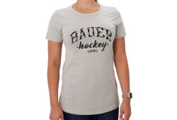BAUER Women's SS Tee Plaid - silber - Damen
