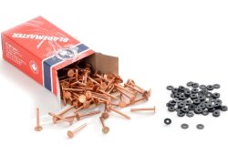 BLADEMASTER Kupfer Nieten - 1 1/4 Ø 3mm - 100er Pack