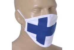 Mund-Nasen-Maske (Baumwolle) - design Finnland