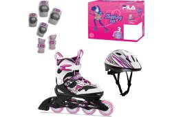 FILA Inline Skate J-One Combo 3 Set - Mädchen - verstellbar