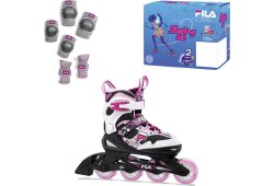 FILA Inline Skate J-One Combo 2 Set - Mädchen - verstellbar