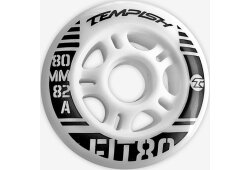 TEMPISH Inline Rollen FIT80 80x24mm - 82A - 4er Pack + ABEC 7 + 6mm spacer