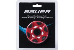 BAUER RH Slivvver Puck rot - Stk.