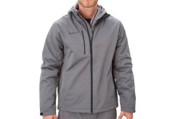 BAUER Midweight Jacke Supreme - grau - Sr.