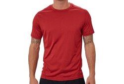 BAUER Team Tech Tee Vapor - rot - Sr.