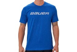 BAUER SS Crew Tee W/Graphic - blau - Yth.
