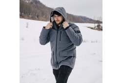 BAUER Ultimated Fan Hooded Parka - grau - Sr.