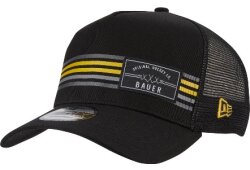 BAUER/NEW ERA® 9Forty® SB Cap Stripped Pitch- schwarz - Sr.