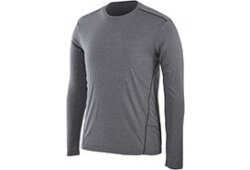 BAUER Team LS Tech Tee Vapor - grau - Sr.