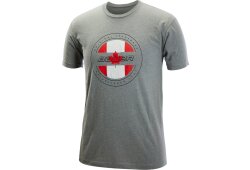 BAUER Tee Canada Flag - grau - Yth.