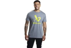 BAUER SS Crew Tee Core Lockup - grau - Sr