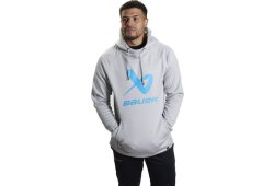 BAUER Hoodie Core Lockup - grau - Sr