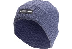 BAUER New Era® Ribbed Touque with Patch - blau - Sr.