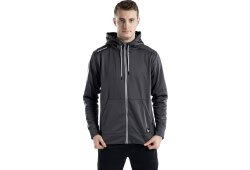 BAUER Fleece Zip Hoodie Team - grau - Sr.