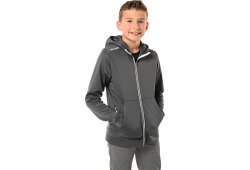 BAUER Fleece Zip Hoodie Team - grau - Yth.