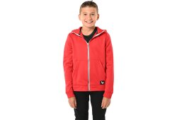 BAUER Fleece Zip Hoodie Team - rot - Yth.