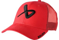 BAUER Core Adjustable Cap - rot - Yth