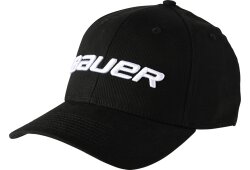 BAUER Core Fitted Cap - schwarz - Yth