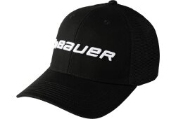 BAUER Core Adj. Cap - schwarz - Sr.