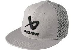 BAUER Core Flatbrim Cap - grau - Yth.