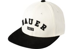 BAUER Suede Snapback Cap - egret - Sr.