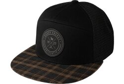 BAUER Flannel Snapback Cap - schwarz - Sr.