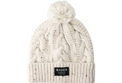 BAUER Damen Cable Knit Pom - cremefarben - Sr.