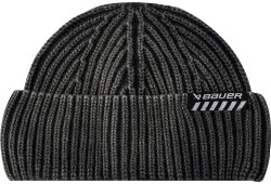 BAUER Ribbed Fisherman Beanie - weiß - Sr.
