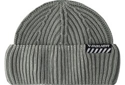 BAUER Ribbed Fisherman Beanie - blau - Sr.
