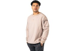BAUER Filled Crewneck - lt. taupe - Sr.