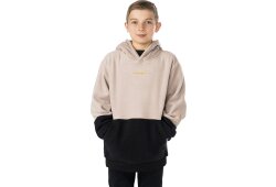 BAUER Polarfleece Hoodie - tau/schwarz - Yth.