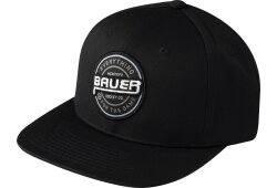 BAUER Twill Snapback - schwarz - Yth.