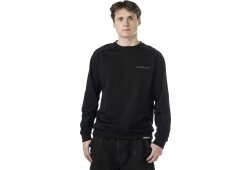BAUER Knit Woven Crew - schwarz - Sr.