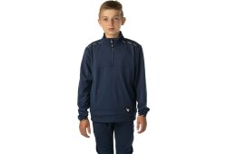 BAUER 1/2 Zip Fleece Team - marine - Yth.