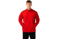 BAUER 1/2 Zip Fleece Team - rot - Sr.