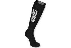 SHER-WOOD Performance Schlittschuh Socken, lang - schwarz (2er Pack)