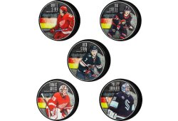 NHLPA Deutsche Spieler Pucks - Blister