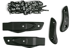 NRK PRO set (slider, instep band, laces) - schwarz