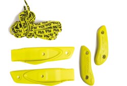 NRK PRO set (slider, instep band, laces) - gelb