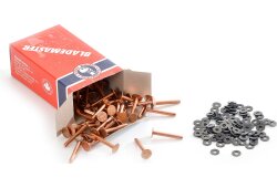 BLADEMASTER Kupfer Nieten - 1 1/4 Ø 4 mm - 100er Pack