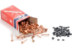 BLADEMASTER Kupfer Nieten - 1 1/4 Ø 3mm - 100er Pack