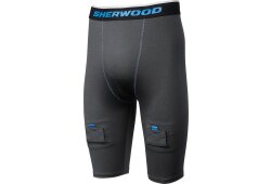SHERWOOD Hat Trick Compression Jock Short - Jr.