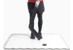 HOCKEYSHOT Extreme Glide Synthetic Ice - 3/8'' thickness - 4'x4'x3/8'' Resid.