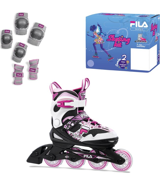 FILA Inline Skate J-One Combo 2 Set - Mädchen - verstellbar