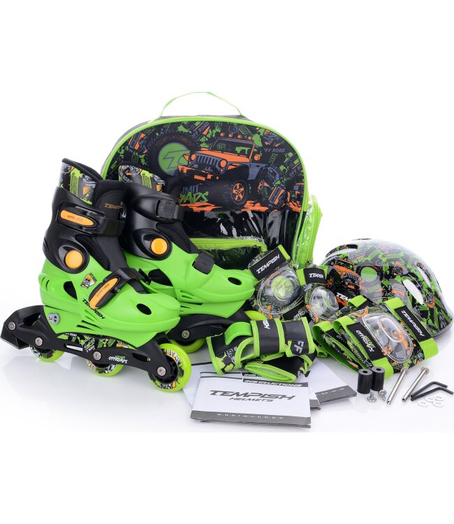 TEMPISH Adjustable Inline Baby Skate Set - Racer