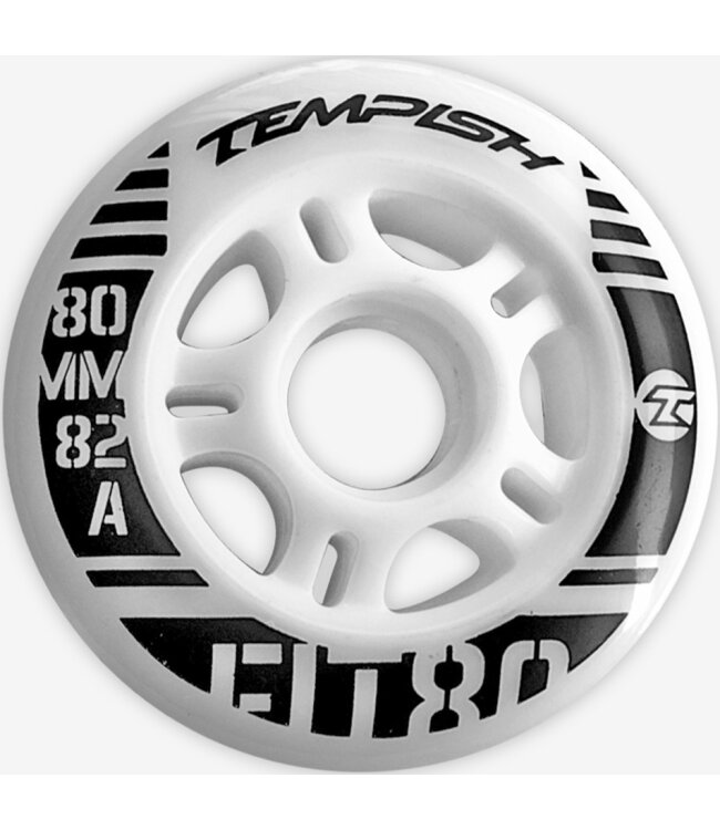 TEMPISH Inline Rollen FIT80 80x24mm - 82A - 4er Pack + ABEC 7 + 6mm spacer